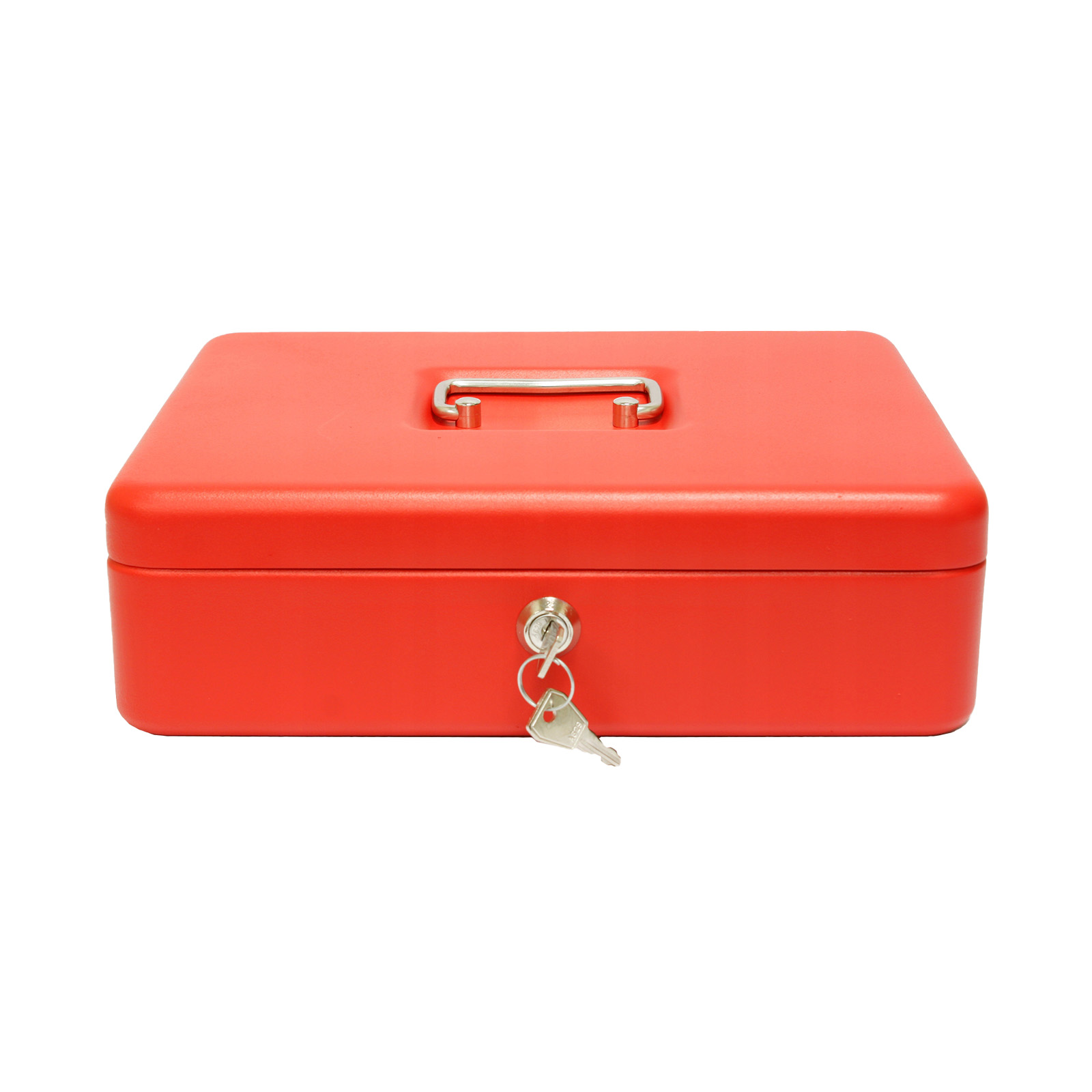 Duża kasetka na pieniądze czerwona VeroTech 21534AS_RED