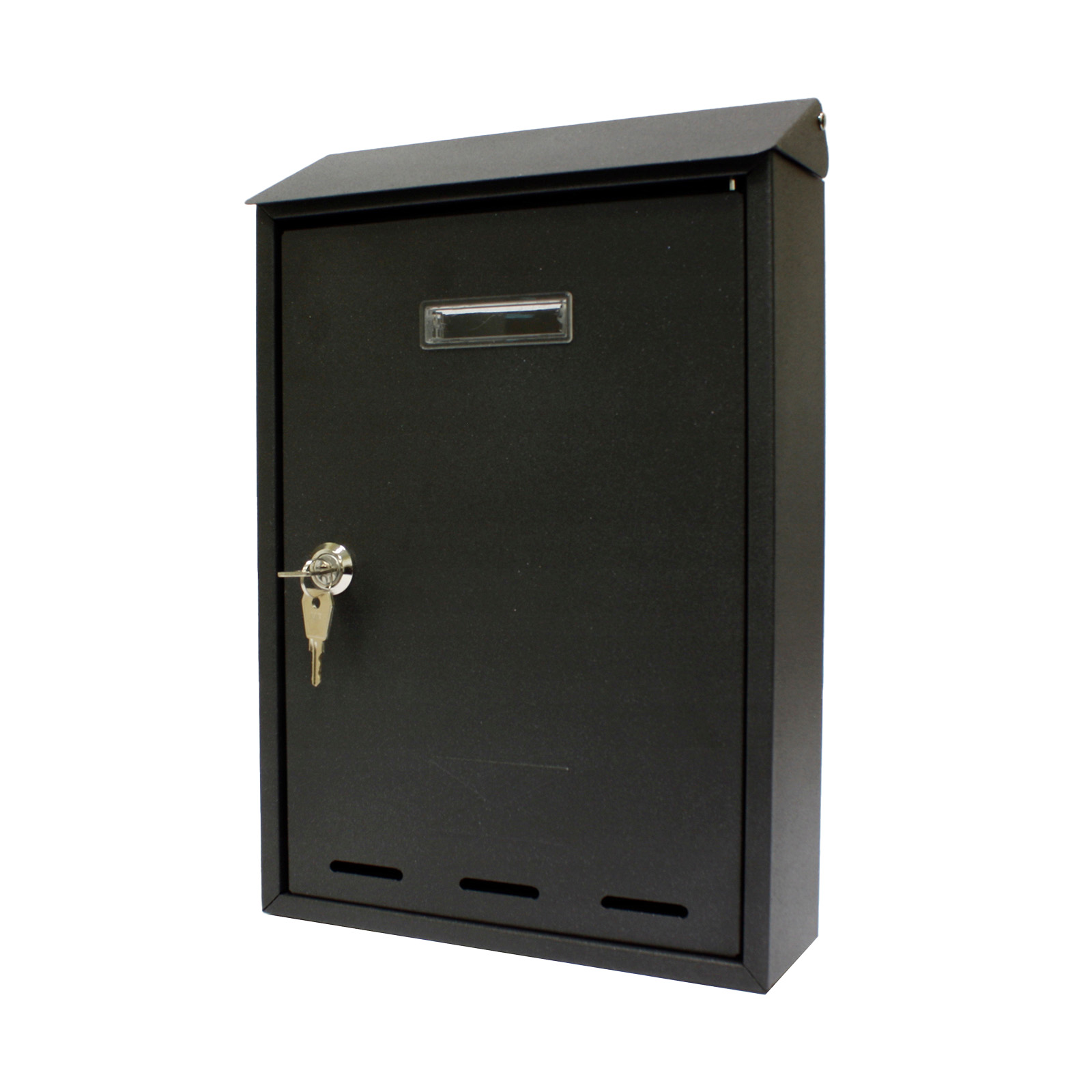 Skrzynka na listy pocztowa czarna VeroTech 3140 1_BLACK